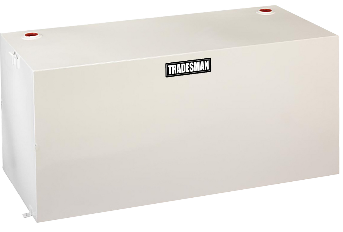 Steel Rectangle Tank TRST100CC - 100 GAL STEEL RECTANGULAR TANK WHITE — Tradesman TX