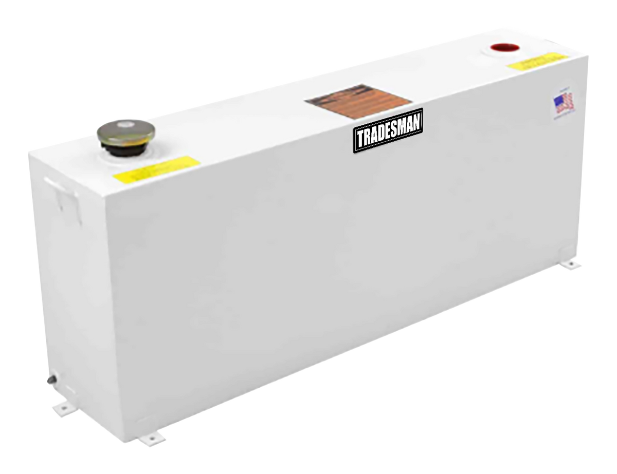 TVST37 - 37 GAL STEEL VERTICAL TANK WHITE — Tradesman TX